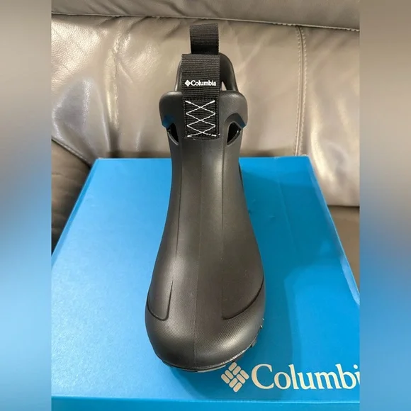 Columbia Black Waterproof Short Rain Clog. Size 13 - Picture 4 of 6